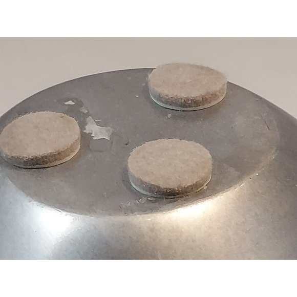 Mid Century Nambe 1967 Silver Tri-Corner Bowl #530 7 1/2” U.S.A. - Picture 4 of 4